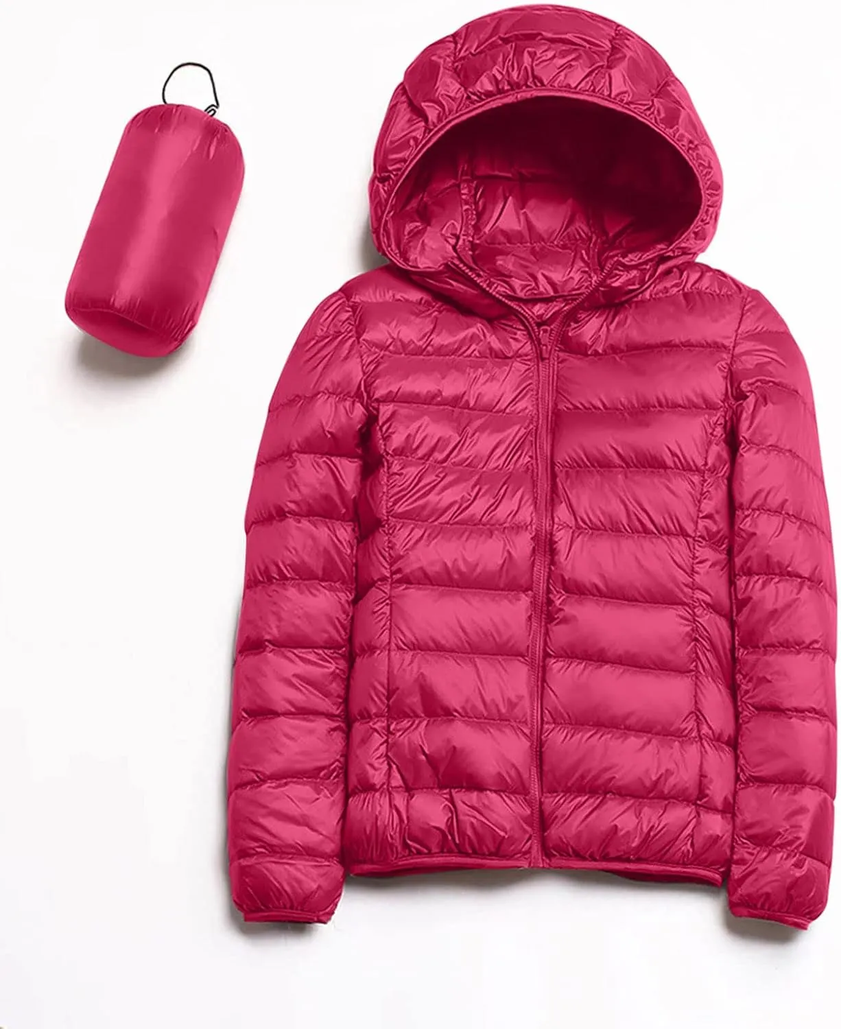 2024 Women Warm Lightweight Hooded Windproof Winter Coat With Recycled Insulation Winter Slim Vintage Coats