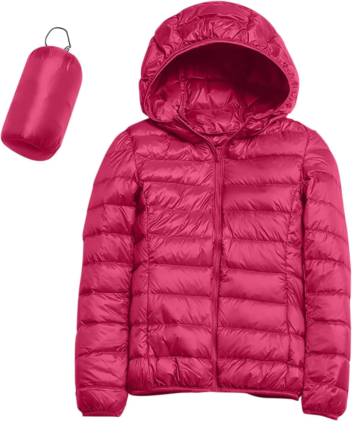 2024 Women Warm Lightweight Hooded Windproof Winter Coat With Recycled Insulation Winter Slim Vintage Coats