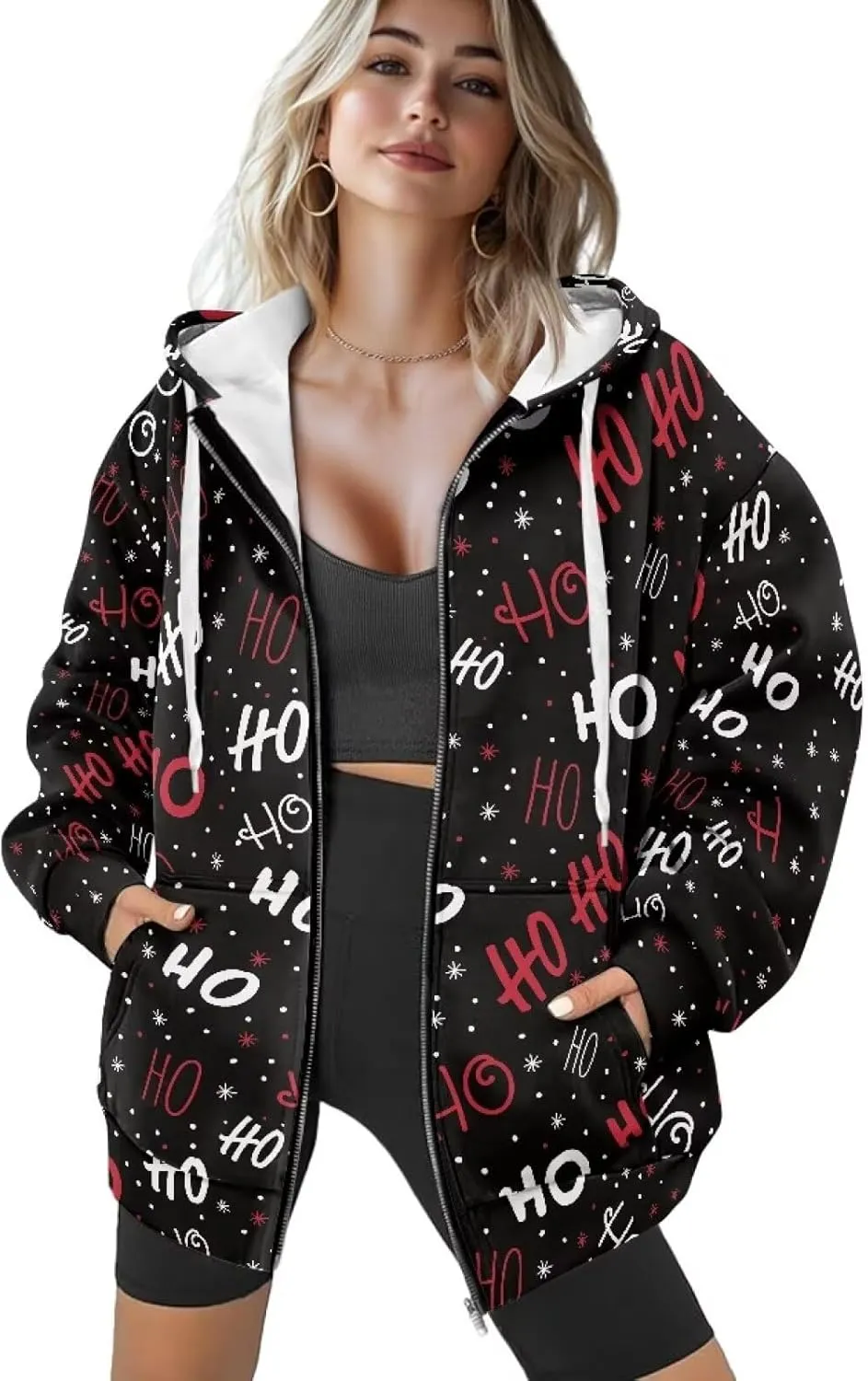 AFPANQZ Women's Hooded Sweatshirt Soft Sport Hoodies Fashion Casual Tops with Pockets Girls Cozy Warm Fall Outfits