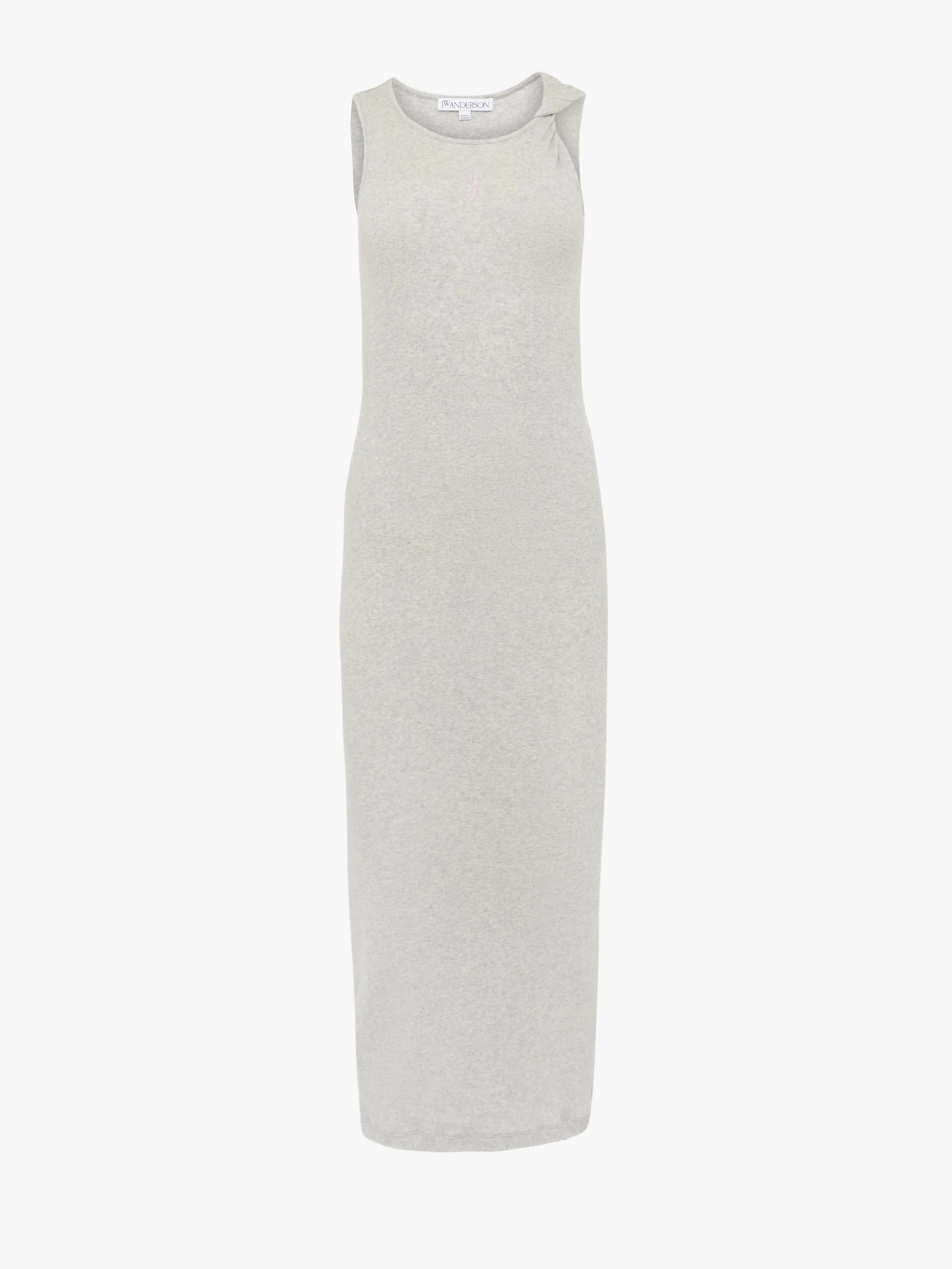 Anchor Embroidery Twisted Strap Dress