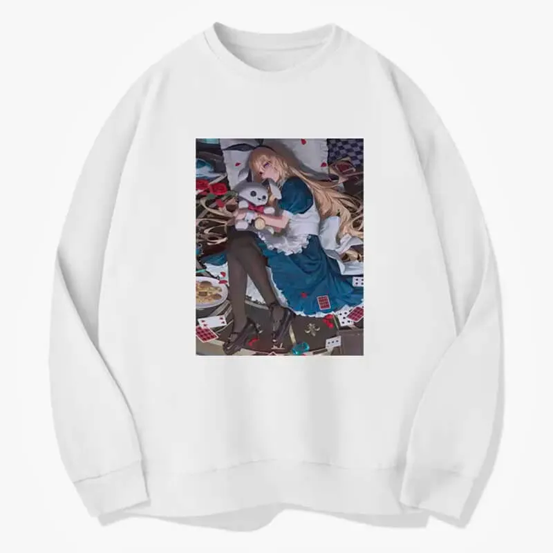 Anime Girl Alice Sweatshirt Animecore