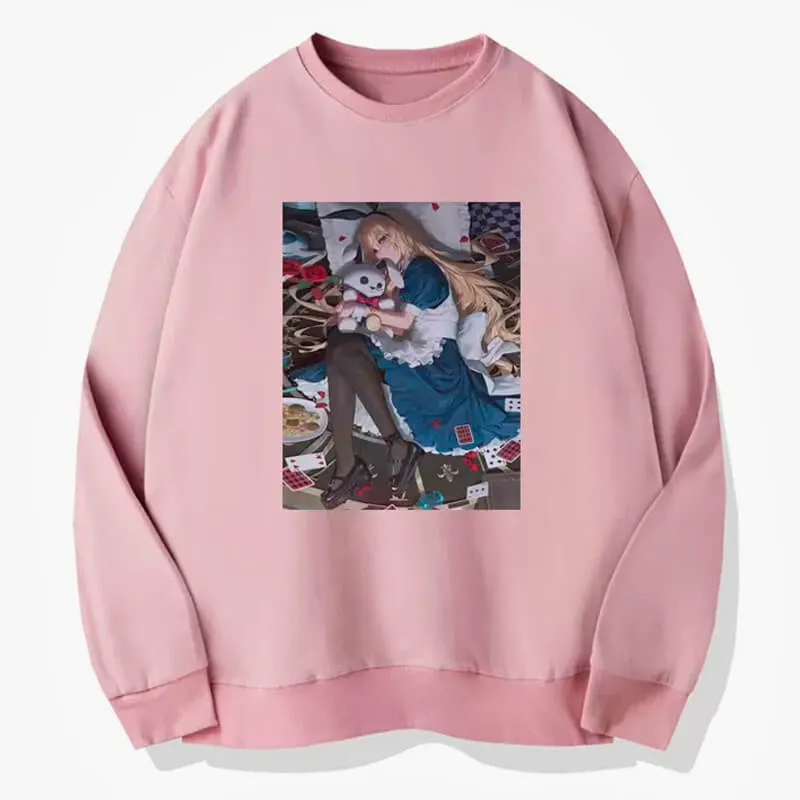 Anime Girl Alice Sweatshirt Animecore