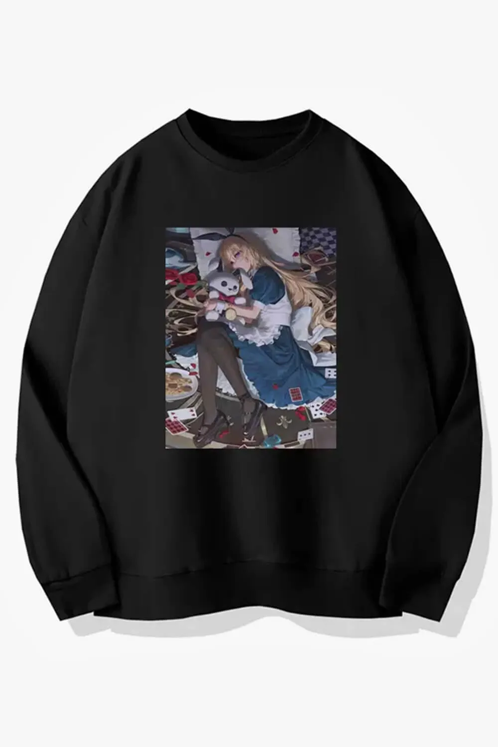 Anime Girl Alice Sweatshirt Animecore