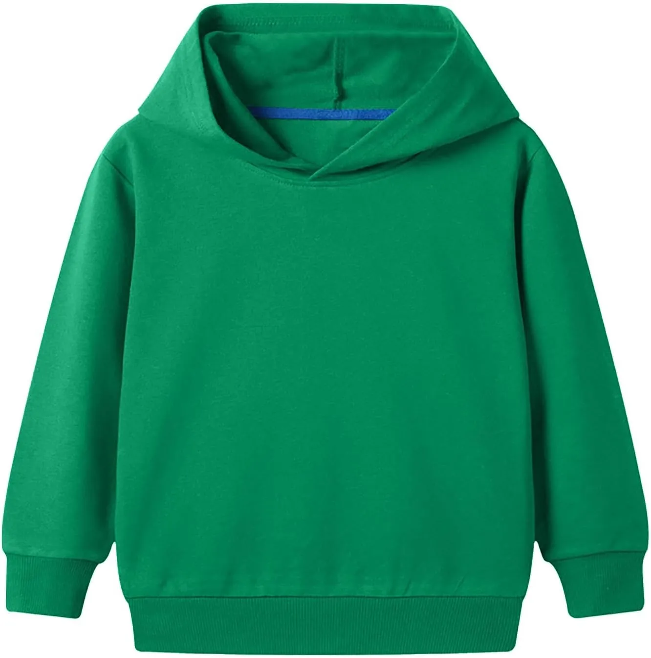 Baby Toddler Kids Boy Girl Solid Color Long Sleeve Casual Hoodie Sweatershirt Pullover Basic Clothes Tops