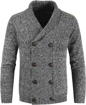Button Down Sweaters for Men Oversized Sweater Coat Warm Outdoor Jacket Long Sleeve Cardigan Shirt Winter Outerwear