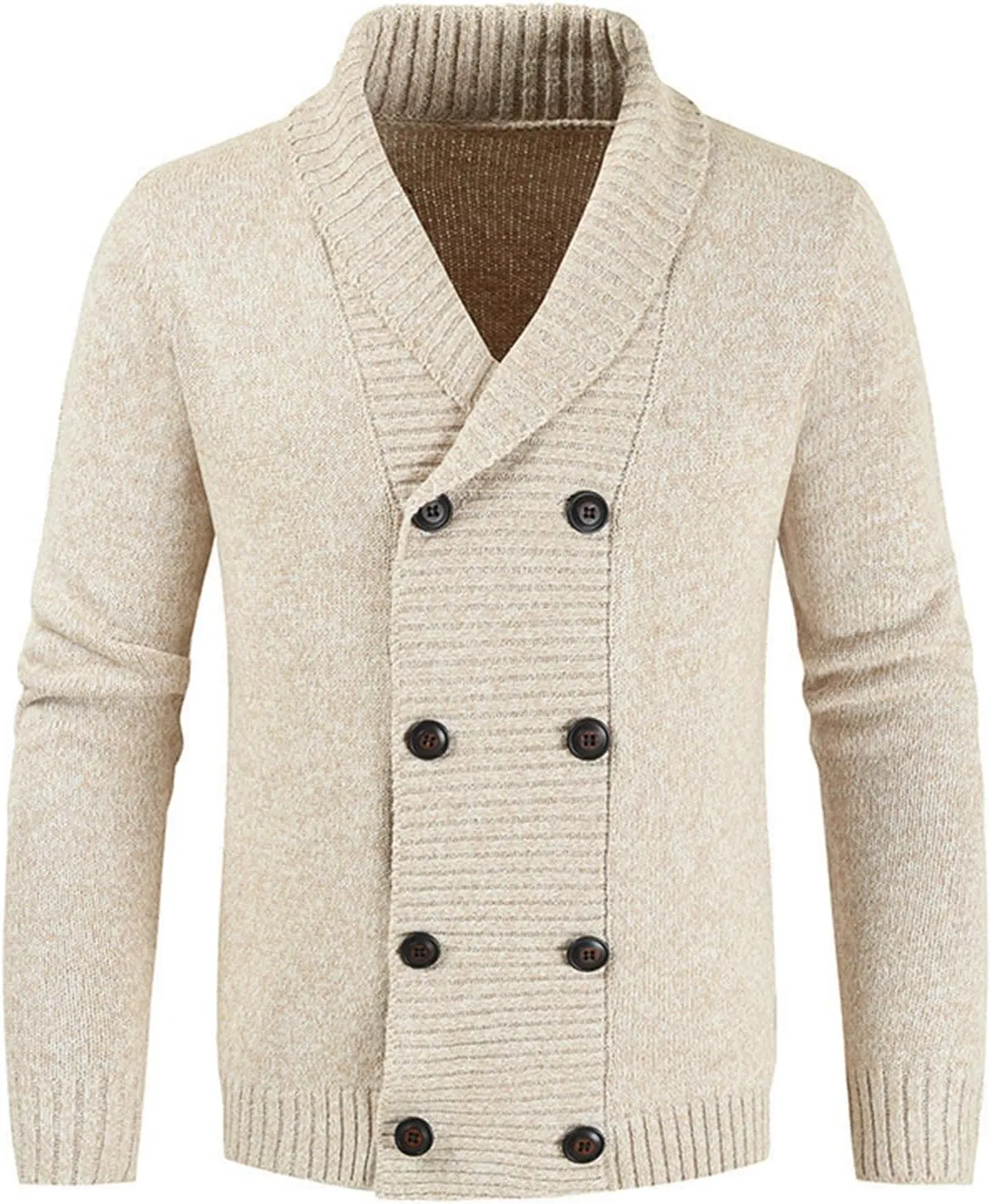 Button Down Sweaters for Men Oversized Sweater Coat Warm Outdoor Jacket Long Sleeve Cardigan Shirt Winter Outerwear