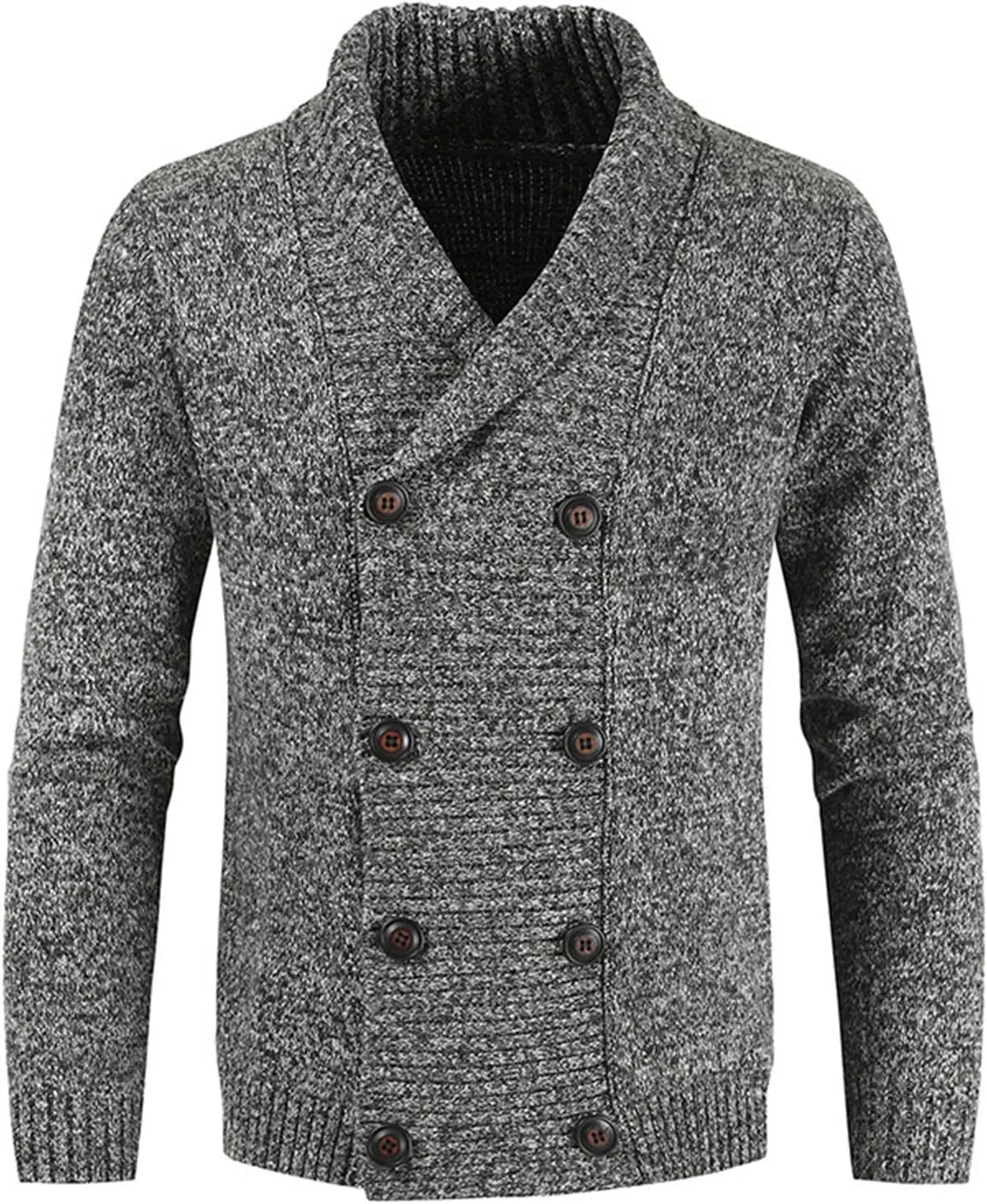 Button Down Sweaters for Men Oversized Sweater Coat Warm Outdoor Jacket Long Sleeve Cardigan Shirt Winter Outerwear