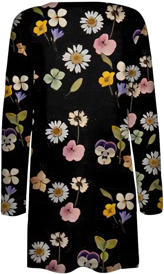 Cardigan for Women, Open Front Casual Lightweight Long Trendy Sweater Going Out Cozy Outfits