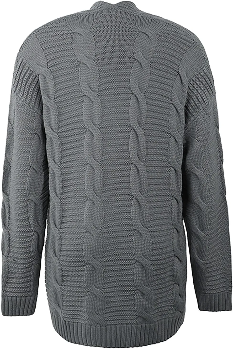 Cardigan Sweaters for Women Cable Knit Oversized Cardigans Aesthetic Open Front Chunky Cardigan Sweaters with Pockets