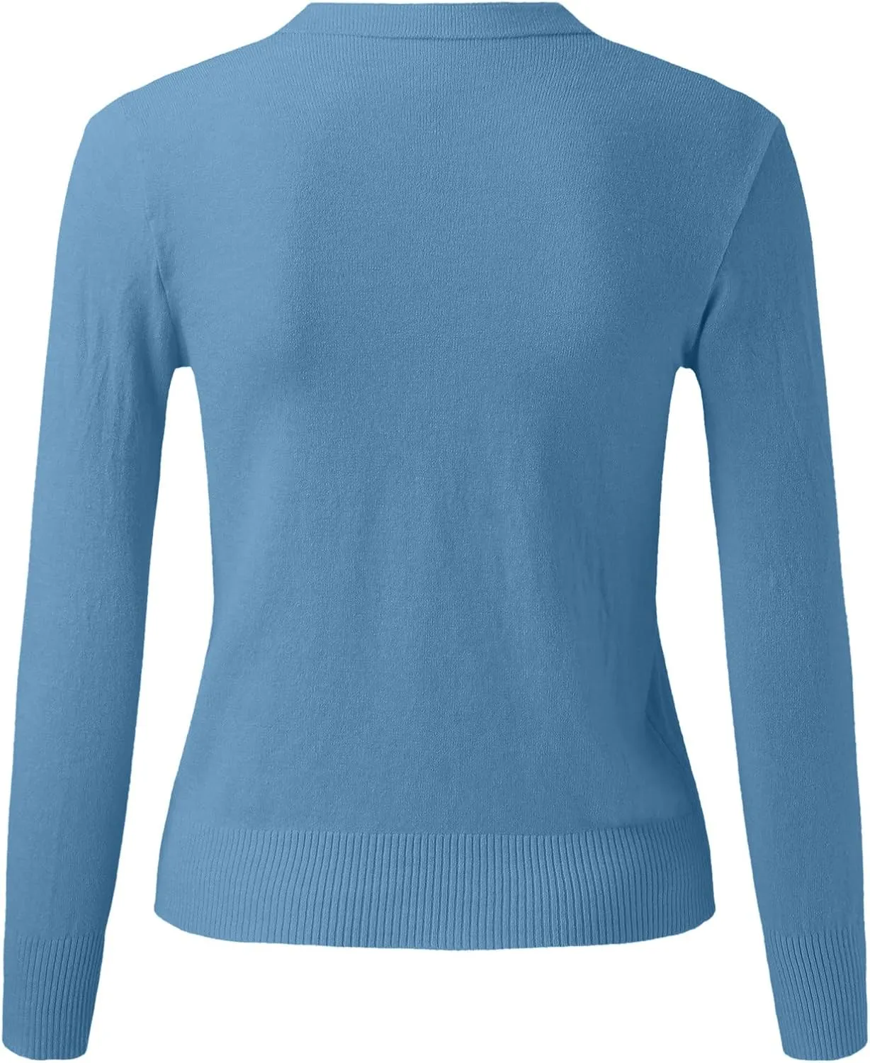 Cardigan Sweaters for Women Lightweight Solid Cropped Kimono Cardigans 2024 Fall Open Front Coat Button Knited Sweater
