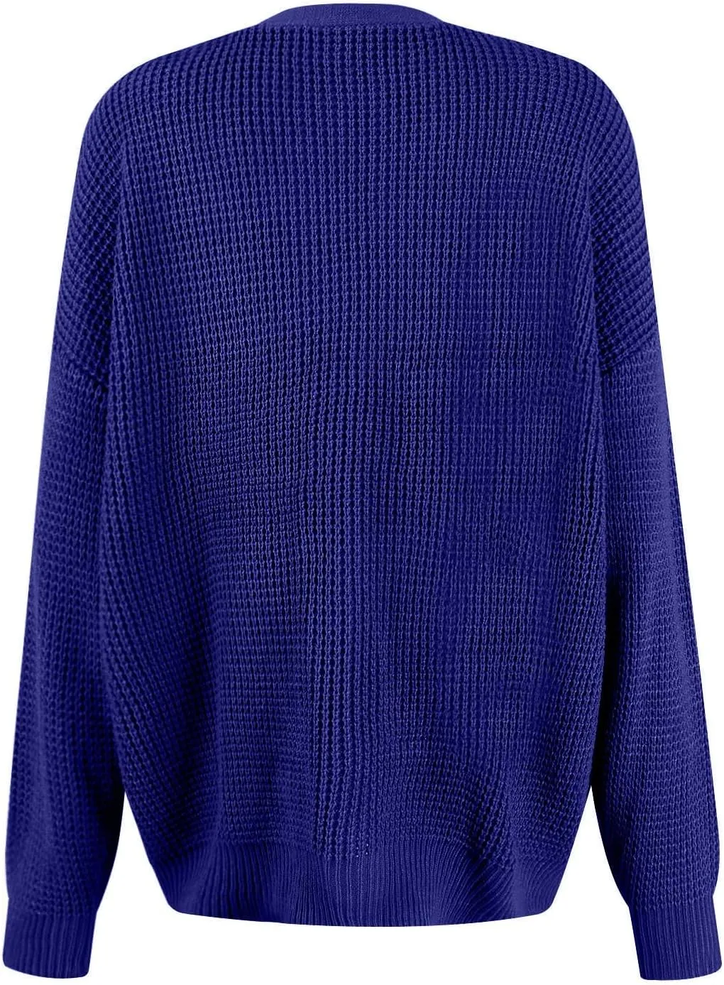 Cardigan Sweaters for Women Open Front Button Down Long Sleeve Knit Jacket Loose Fit Lightweight V Neck Outwear Coats