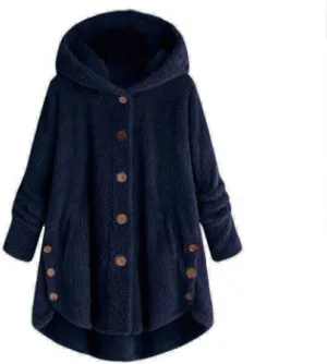 Ceboyel Women Teddy Sweatshirt Jacket Fleece Sweater Hoodies Fuzzy Sherpa Cute Pullover Tops Warm Fall Winter Clothing
