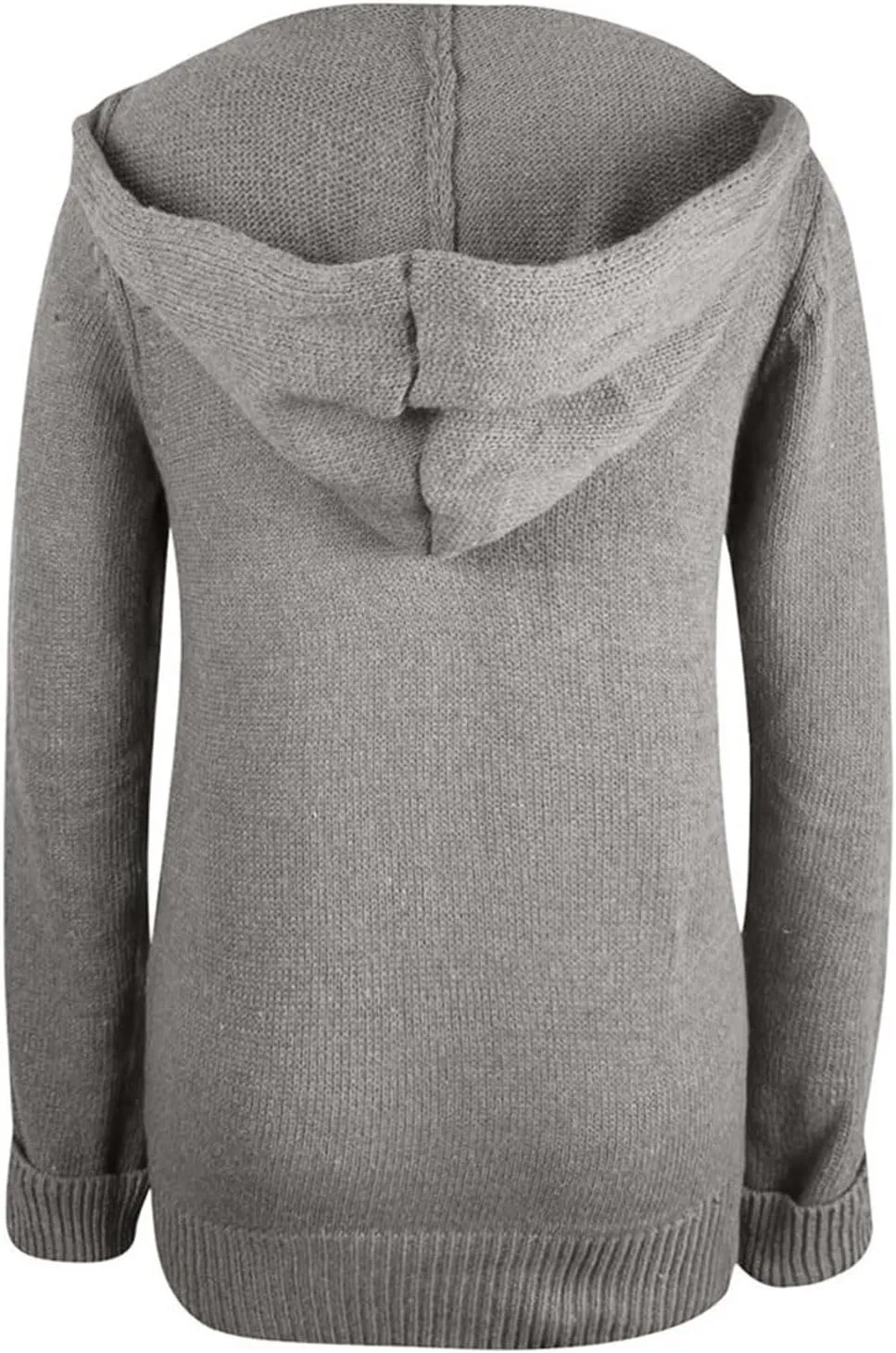 ChicCrate Fall Sweaters for Women Trendy Chunky Knit Open Front Cardigan Button Down Long Sleeve Shirt Loose Plus Size Tops