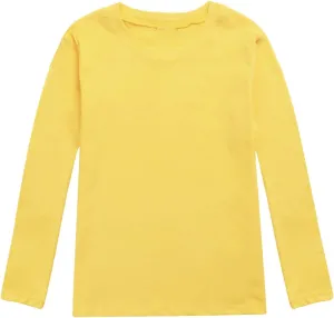 Children's Autumn Winter Pullover Long Sleeve Solid Basic Crewneck Top Sweatshirt for Boys Girls Underwear