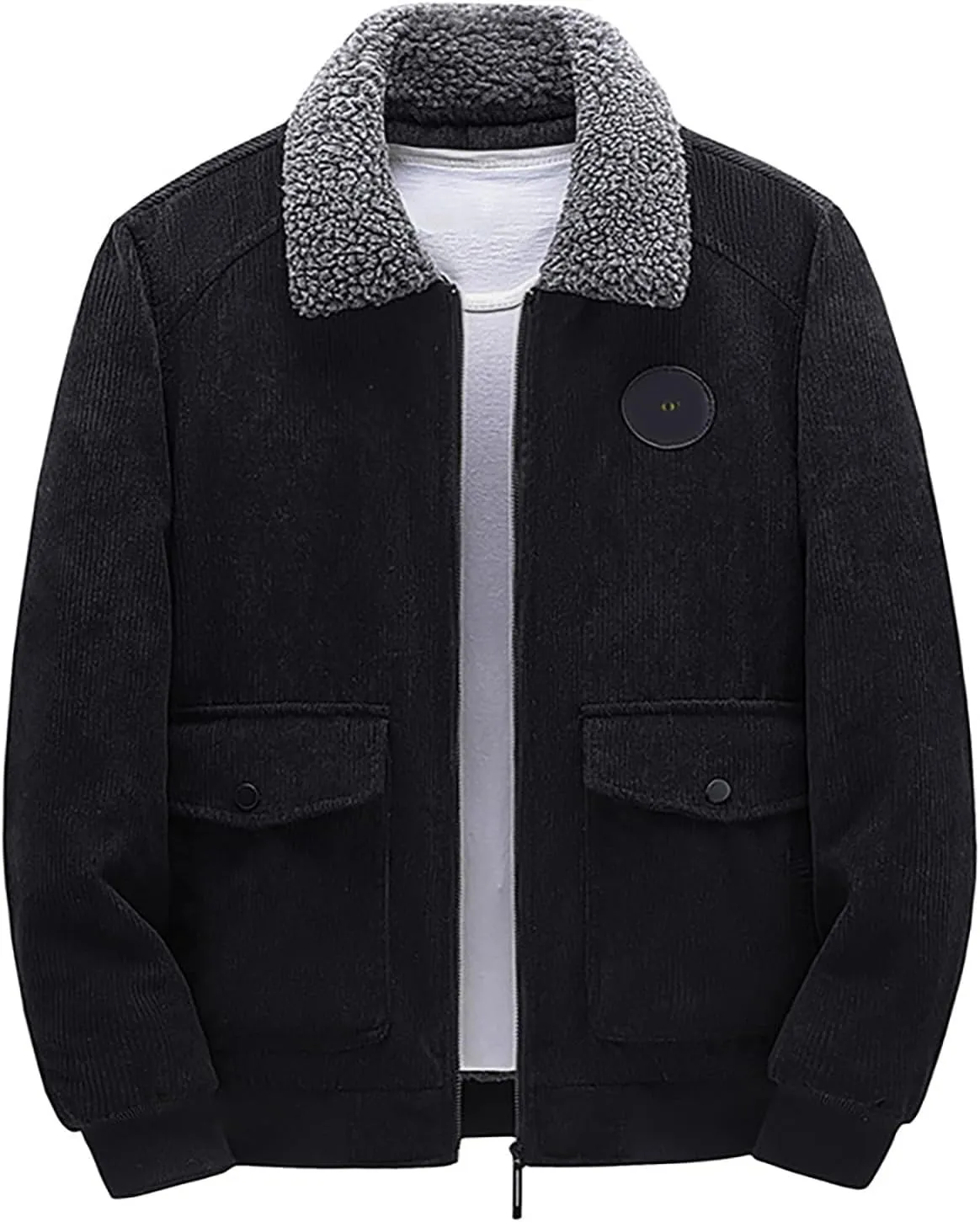 Clearance 2024 Deals of The Day Male Birthday Gifts Insulated Work Coat Speedway Jacket Denim Jacket with Hood Men Utility Work Jacket Men Men Full Zip Cotton Hoodie