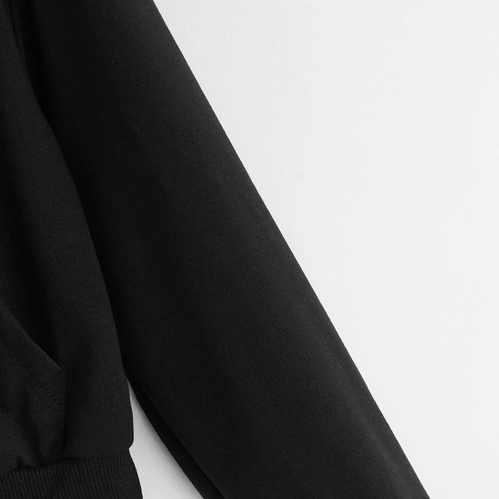 Cropped Hooded Sweatshirts for Women Fleece Full Zip Up Hoodies 90S Long Sleeve Y2k Clothes Jacket Top with Pockets