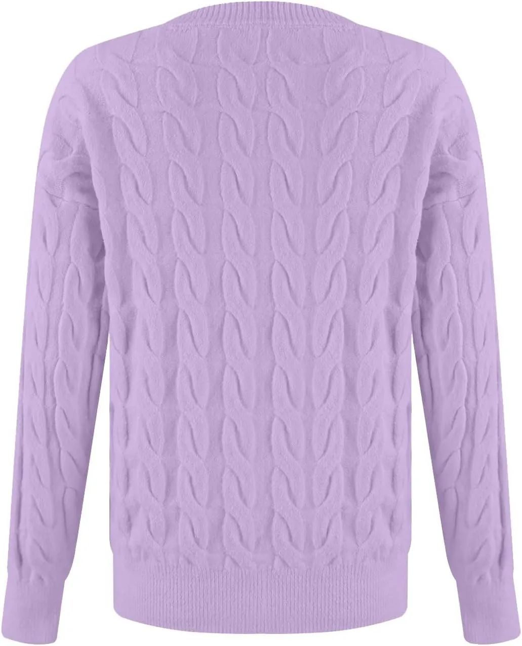 Fall Sweaters,Fall Winter Cable Knit Sweater Trendy Long Sleeve Crew Neck Sweater Soft Casual Loose Chunky Pullover