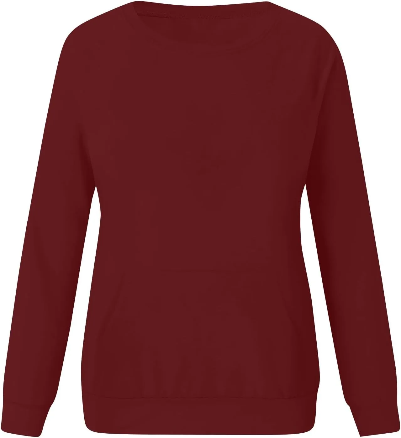 fanmpghleoo Sweatshirt for Women Crewneck Fleece Lined Sweatshirts with Pockets Drop Shoulder Trendy Plain Basic Comfy Hoodie