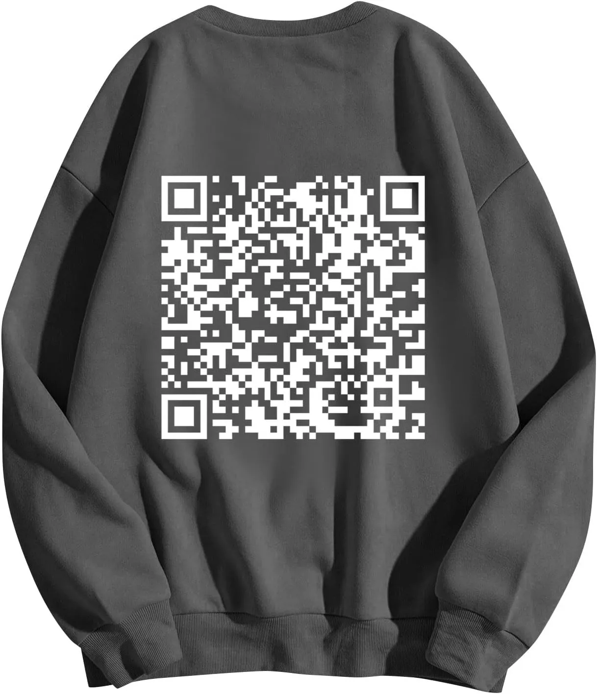 Funny Fu Qr Code Sweatshirts Men And Women Stylish Fuck You Qr Code Hoodies Unisex With Humorous Hidden Message Shirts