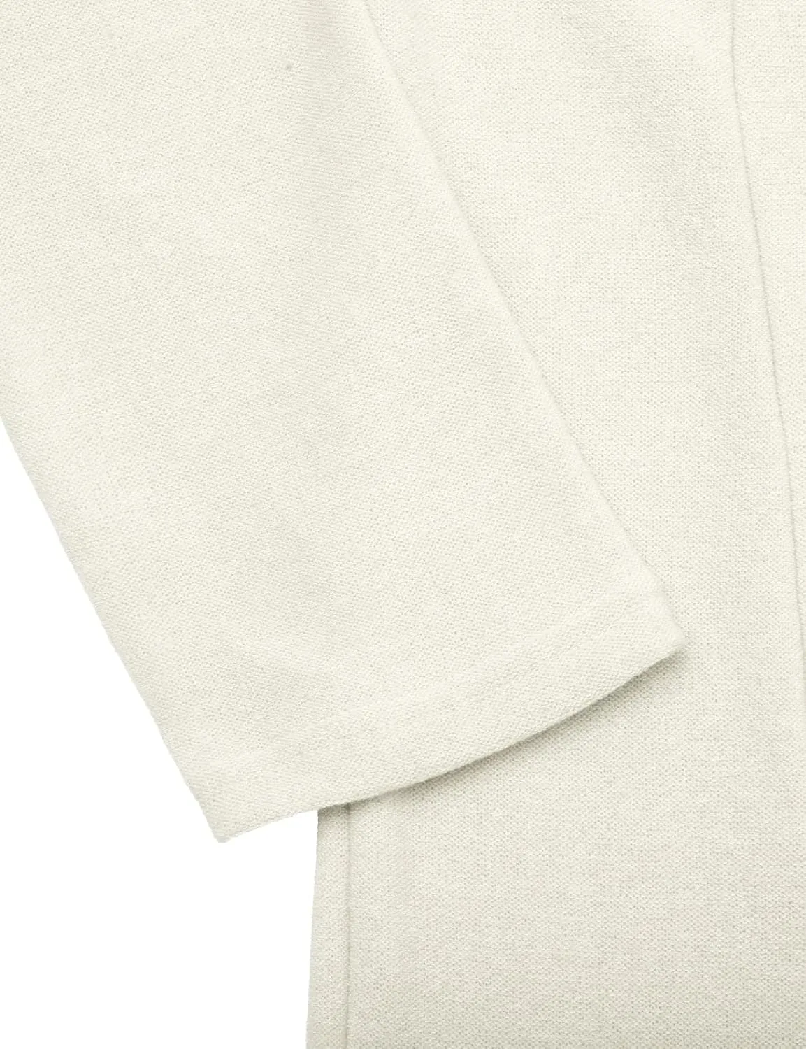 GIVON Longline Hooded Cardigan Ruffle Shawl Collar Open Front Drape Cape Overcoat with Fleece Fabric