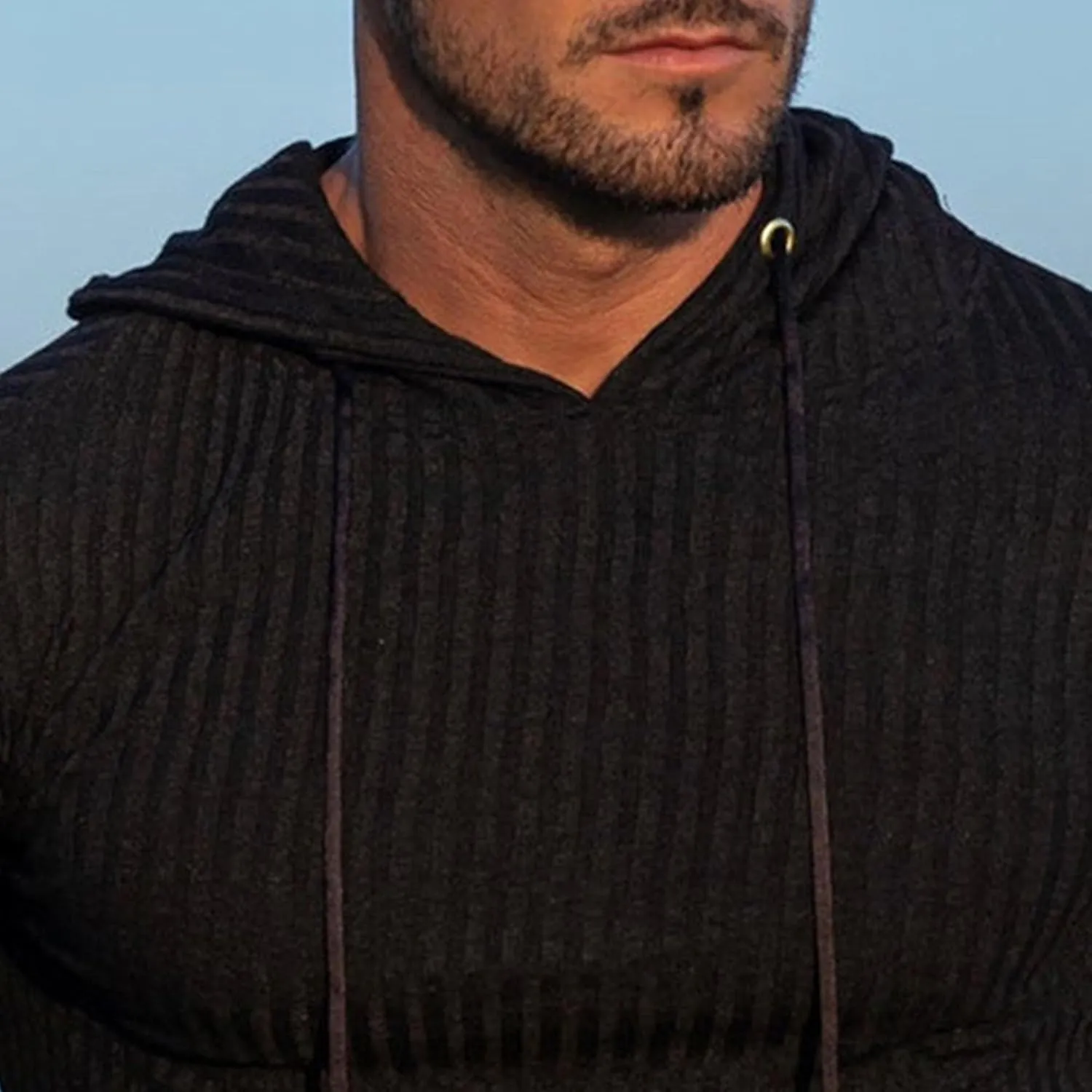 Hoodies for Men Athletic Training Sweatshirt Casual Long Sleeve Shirts Gym Workout Hoodie Big and Tall Pullover Sweater
