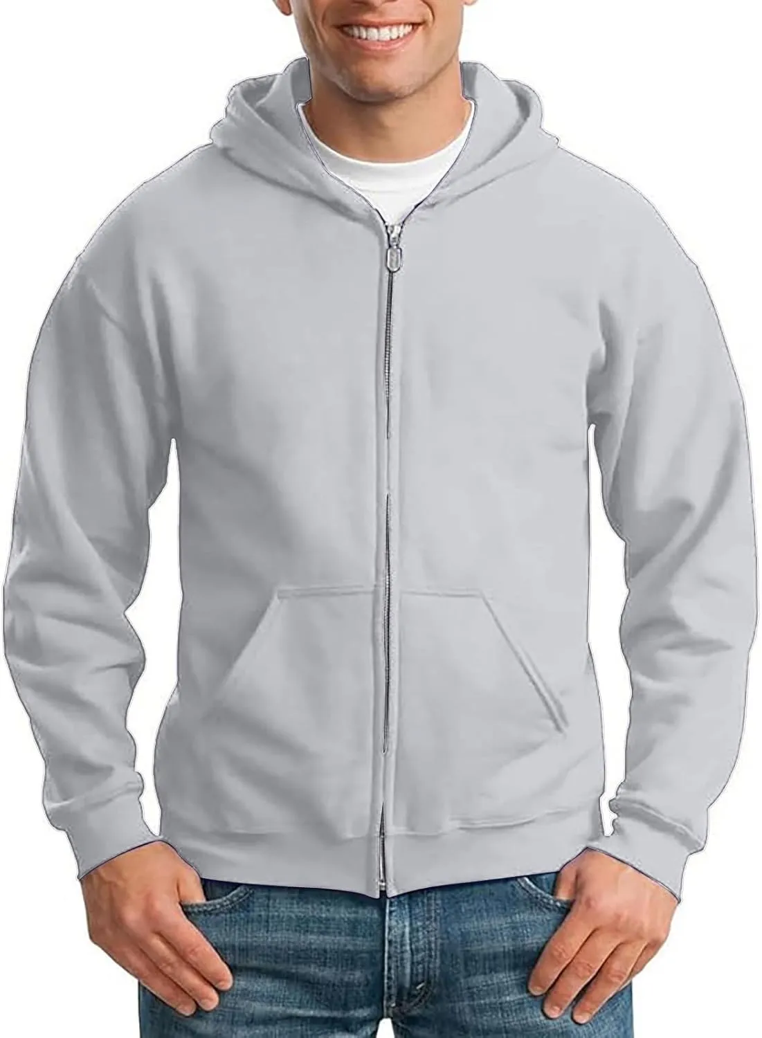 Hoodies for Men Full Zip Up Fleece Warm Thick Jackets Heavyweight Sherpa Lined Coat Hooded Sweatshirt with Zipper