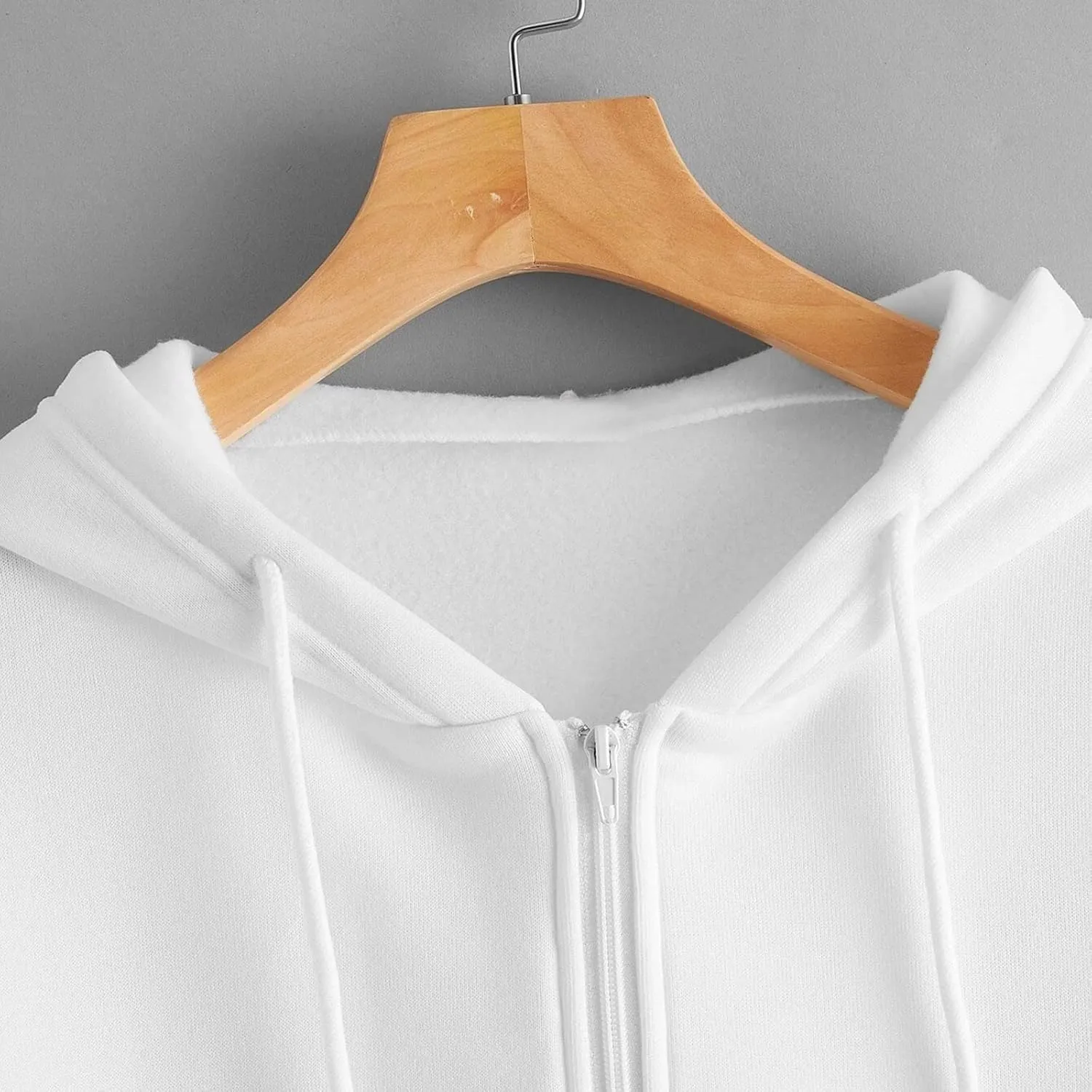 iLH Womens Cropped Hooded Jacket Full Zip Lightweight Breathable Athletic Sweatshirts For Women Outdoor Cute Hoodies
