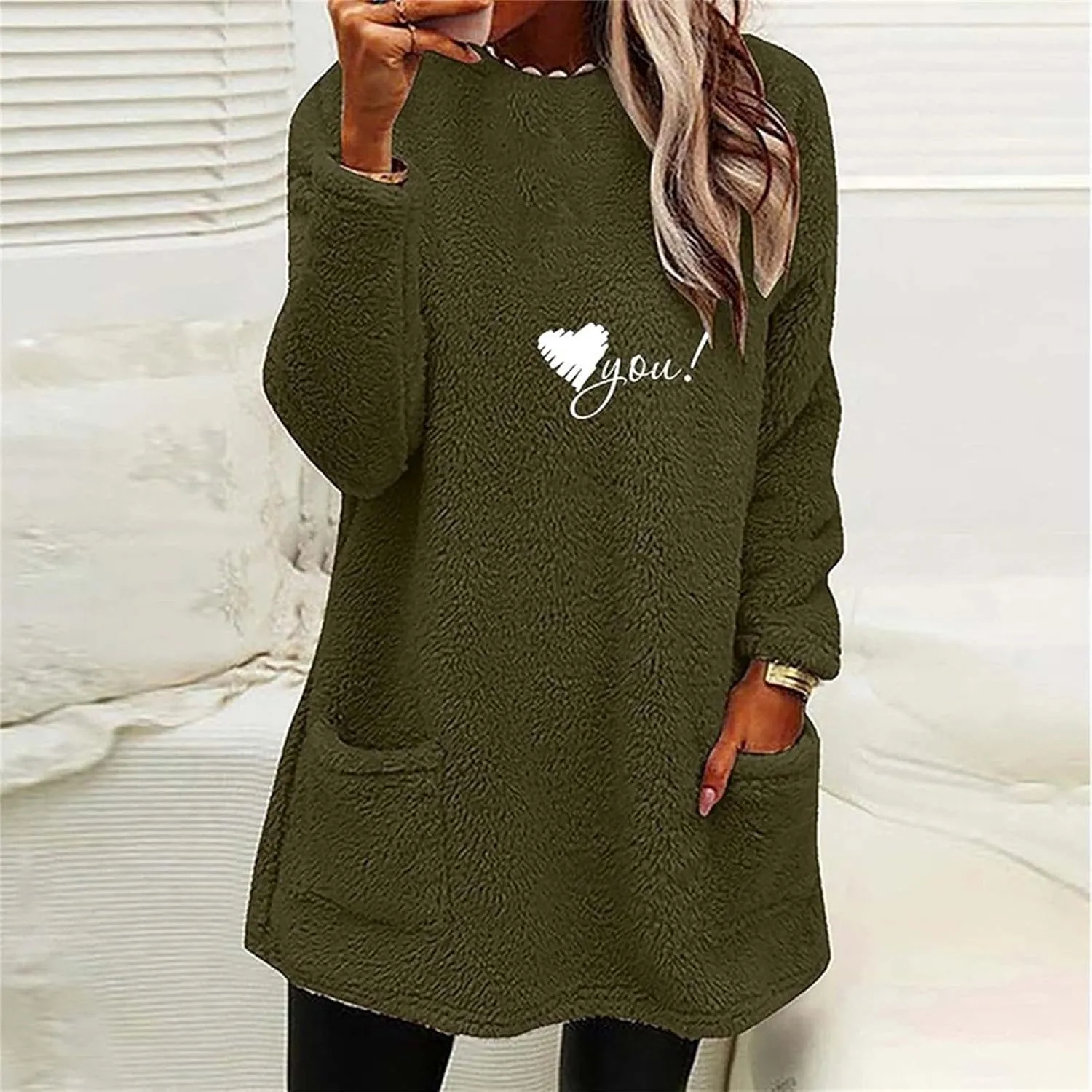 LCMTWX Womens 2023 Winter Fuzzy Fleece Jacket Fleece Thickening Plus Size Coat Jacket Solid Oversized Fuzzy Fleece Fluffy