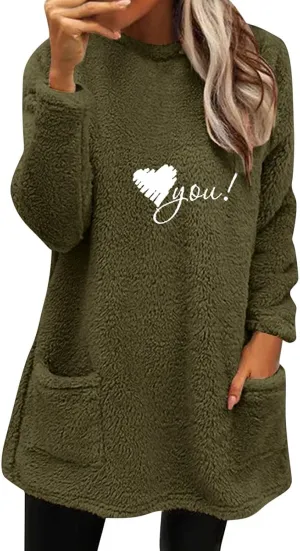 LCMTWX Womens 2023 Winter Fuzzy Fleece Jacket Fleece Thickening Plus Size Coat Jacket Solid Oversized Fuzzy Fleece Fluffy