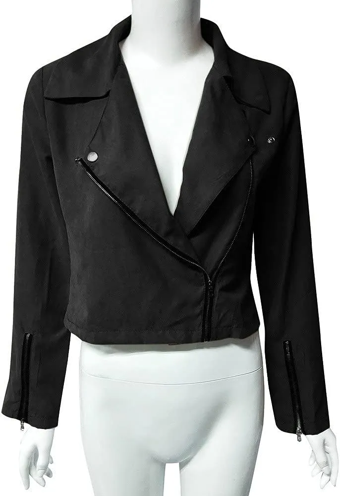Light Weight Jackets Womens Oversized Leather Jacket Moto Biker Motocycle Coat Fall Fashion Outfits Clothes 2024
