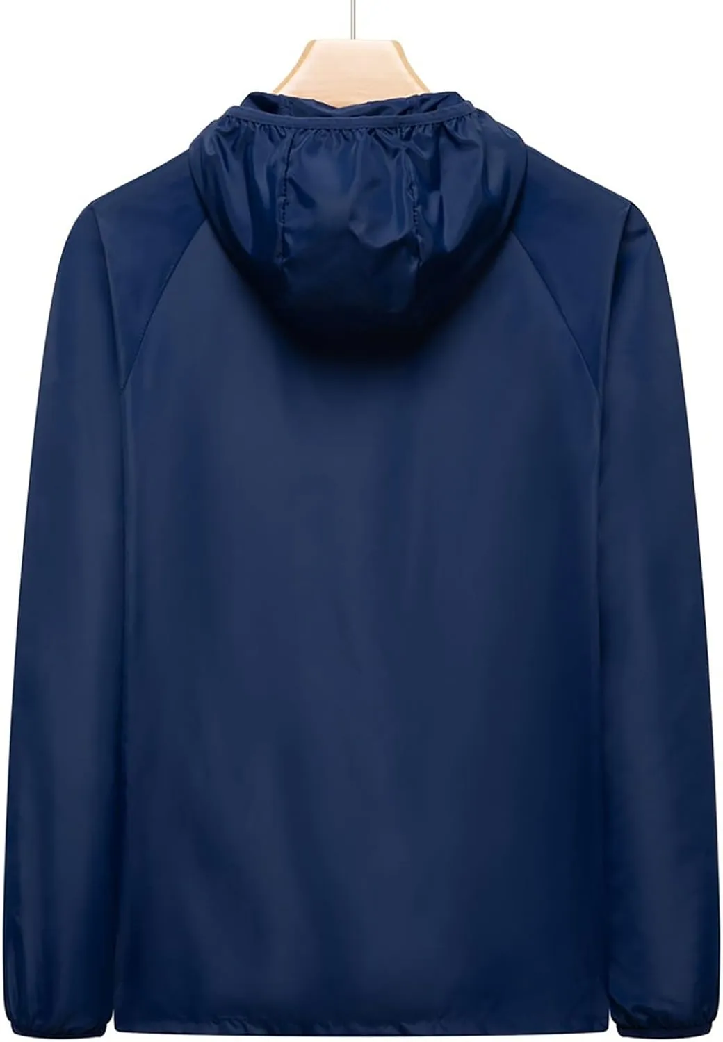 Lightweight Rain Jackets Women 2024 Plain Waterproof Windbreaker Jacket Women Packable Raincoat Rain Coats with Hood