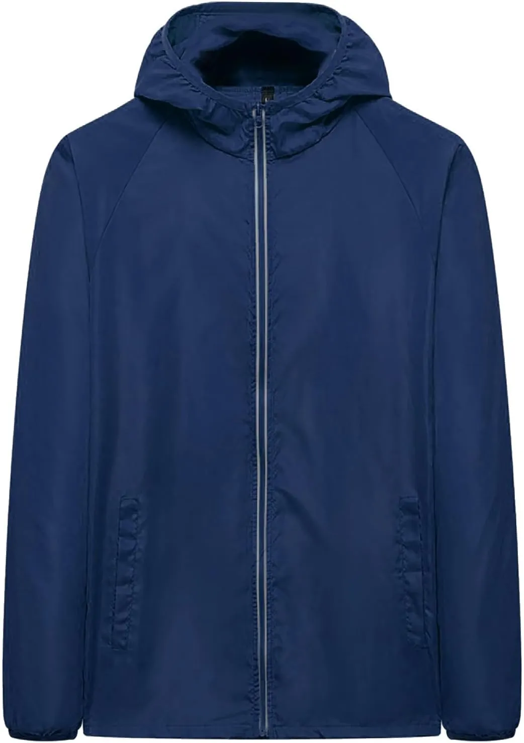 Lightweight Rain Jackets Women 2024 Plain Waterproof Windbreaker Jacket Women Packable Raincoat Rain Coats with Hood