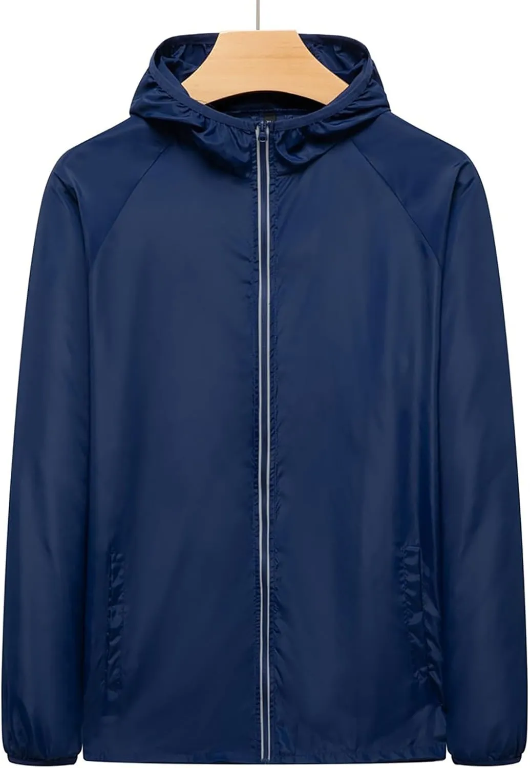 Lightweight Rain Jackets Women 2024 Plain Waterproof Windbreaker Jacket Women Packable Raincoat Rain Coats with Hood