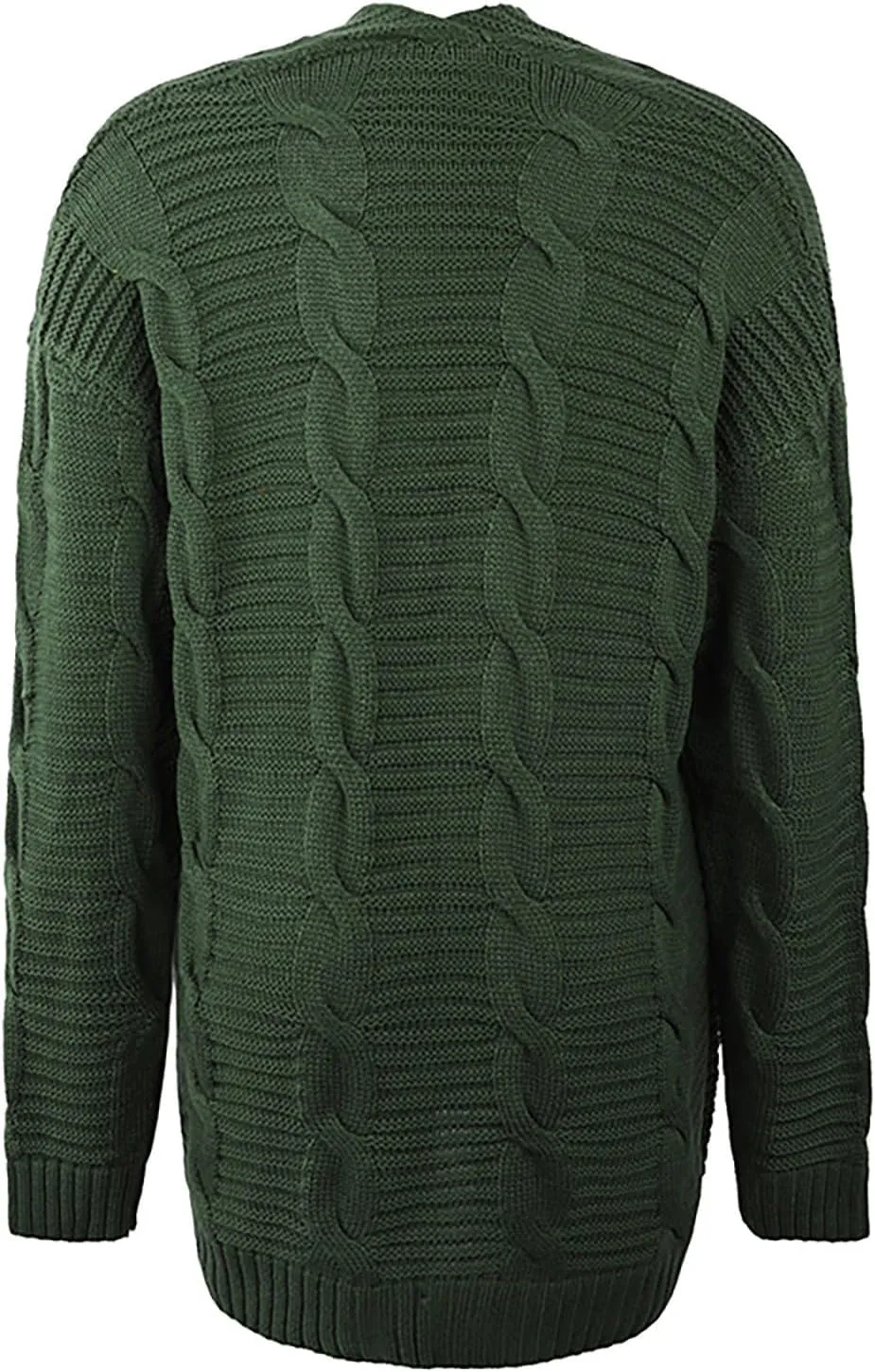 Long Cardigan Sweaters for Women Baggy Lightweight Cable Knit Cardigan Oversized Chunky Cardigans Jacket with Pockets