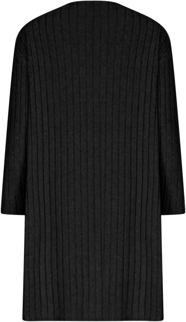 Long Cardigans for Women 2024 Fall Trendy Open Front Long Sleeve Knitted Sweater Coat Lightweight Trendy Outfits