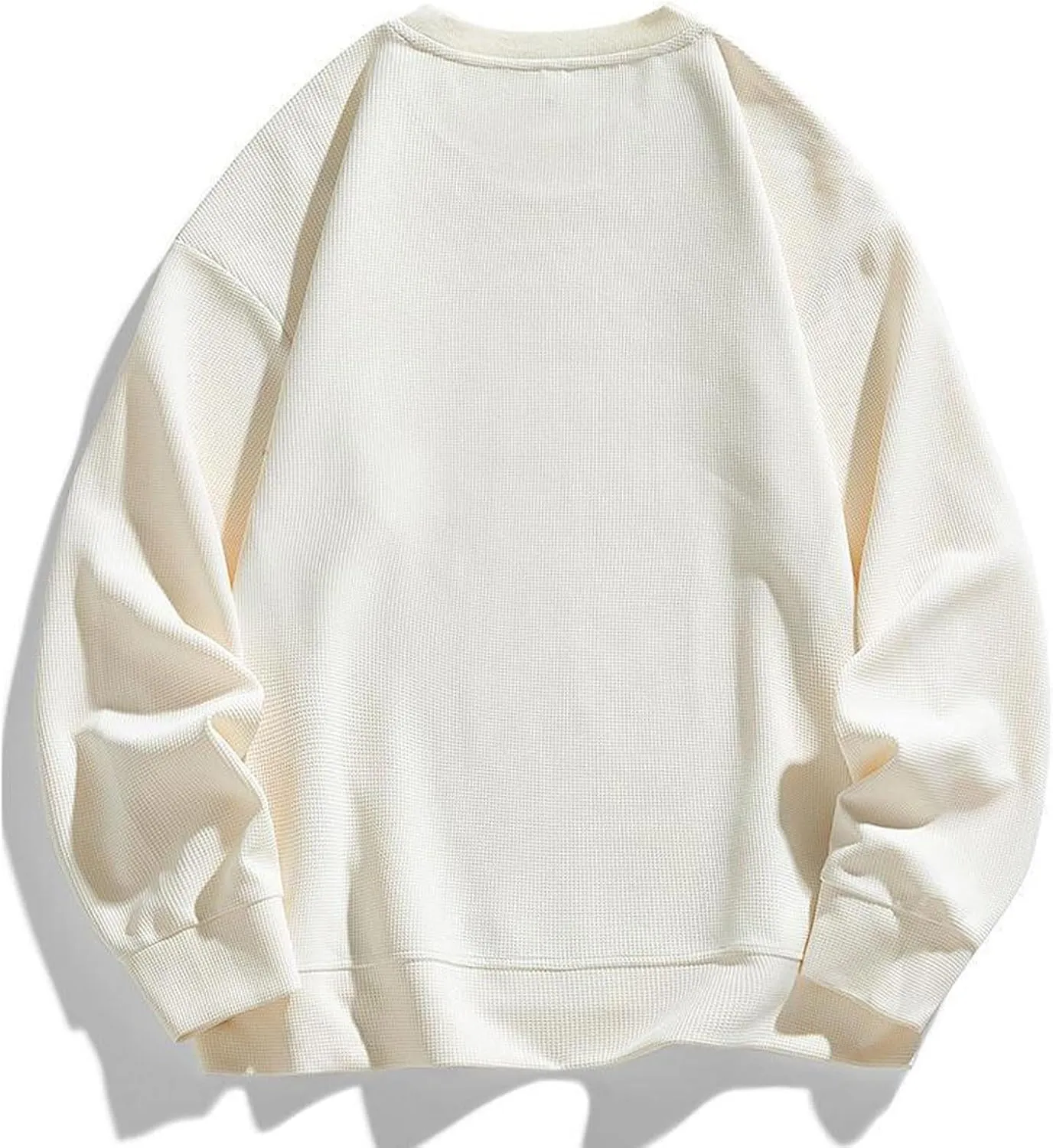 Men Casual Soft Basic Crewneck Sweatshirt 2024 New Long Sleeve Pullover Tops Comfy Loose Fit Sports Shirts for Guys