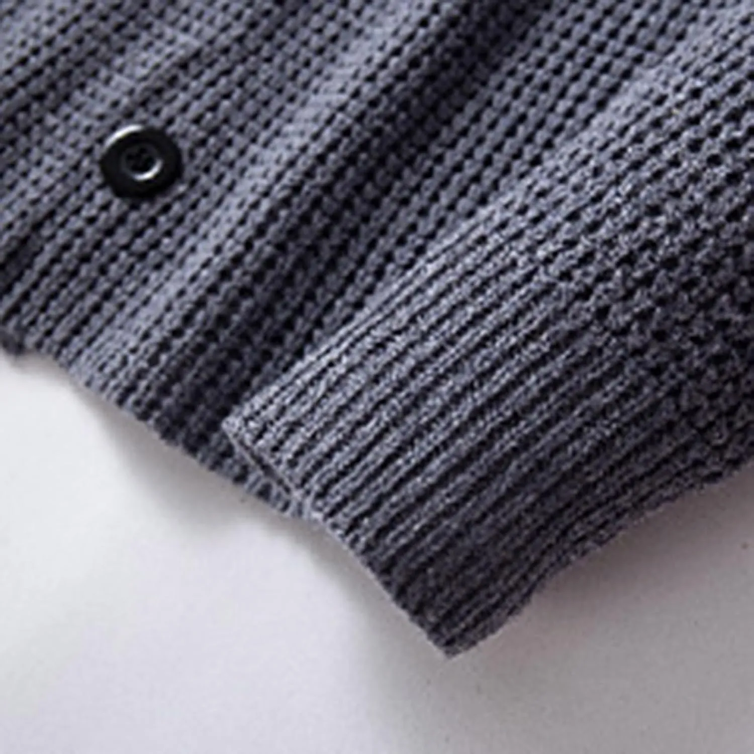 Men's 2024 Casual Long Sleeve Cardigan Sweater Hoodies Shawl Collar Button Down Ribbed Knit Thicken Warm Outerwear