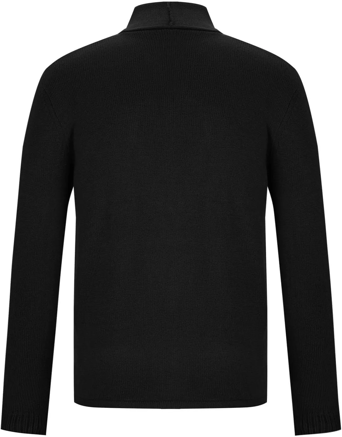 Mens Cardigan Sweater Lightweight Open Front Cardigan Button Down Knit Sweater Casual Long Sleeve Sweater with Pocket