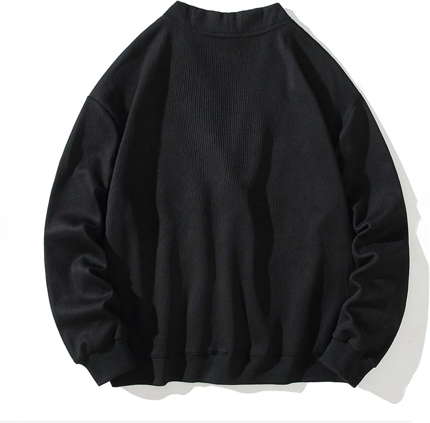 Mens Cardigan Sweater V Neck Button Down Sweater Lightweight Open Front Sweater Plus Size Knit Sweaters with Pockets
