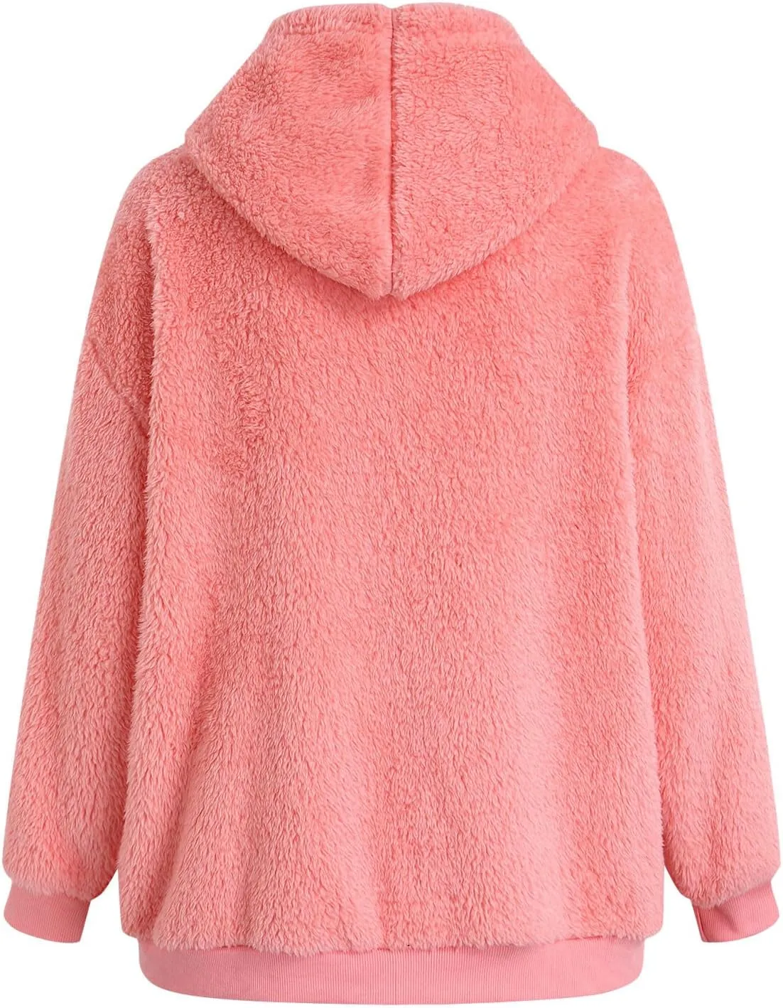 Men's Cashmere Sweaters, Men's Full Zip Fleece Flannel Jackets Shirt Cotton Hoodies Soft Warm Coat for Men with Hood