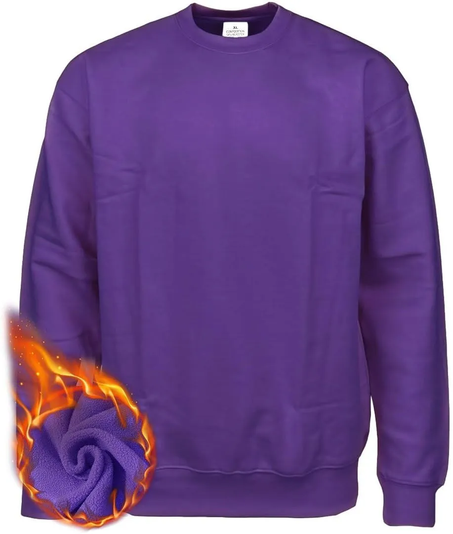 Men'S Crewneck Sweatshirt Long Sleeve Baggy Sweatshirts Lightweight Crew Neck Pullover