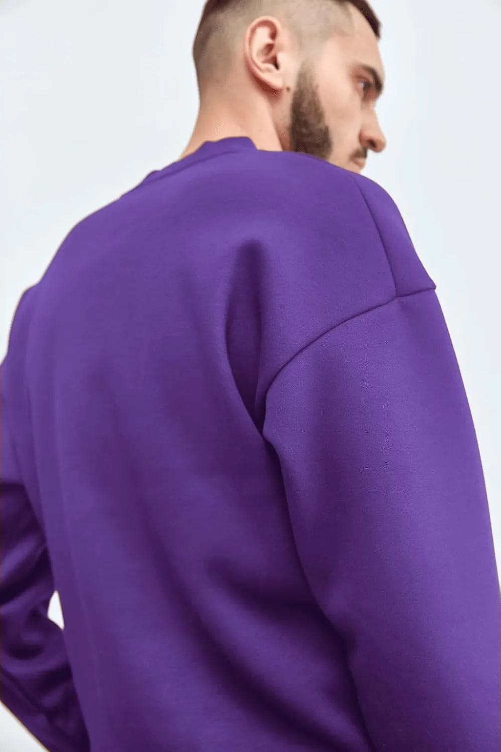 Men'S Crewneck Sweatshirt Long Sleeve Baggy Sweatshirts Lightweight Crew Neck Pullover