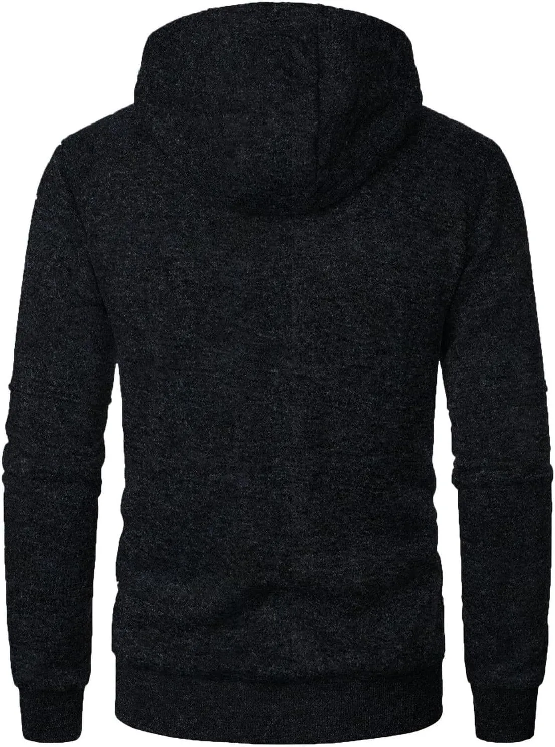 Men's Long Sleeve Full Zip Hoodies Casual Patterned Slim Fit Hooded Sweatshirt Active Workout Sweatshirt with Pockets