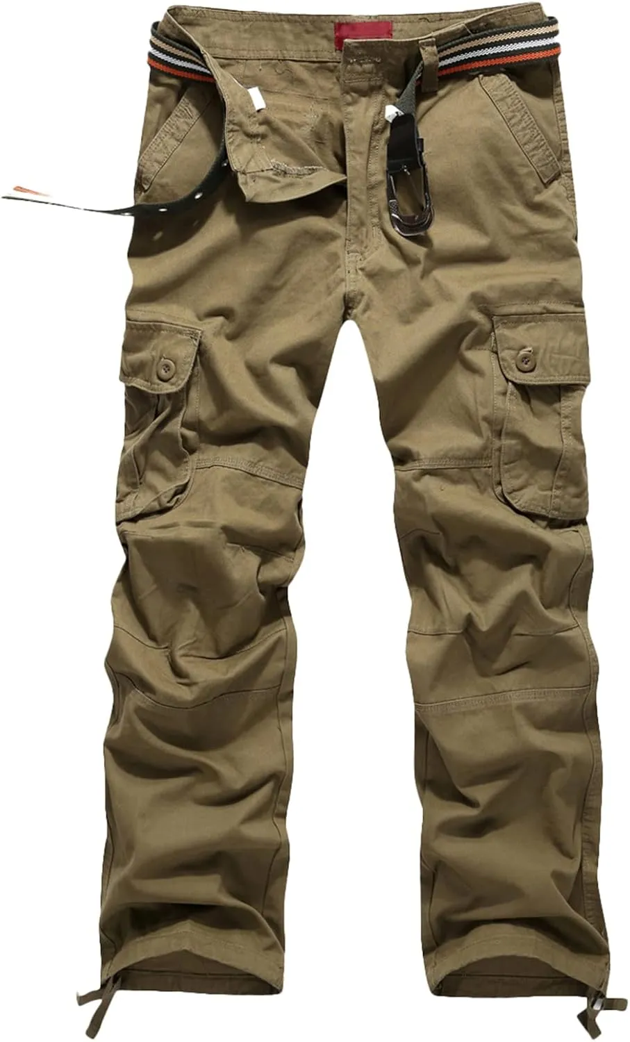 Men's Outdoor Cargo Work Trousers Tactical Pants Multi Pocket Combat Trousers Work Utility Pants