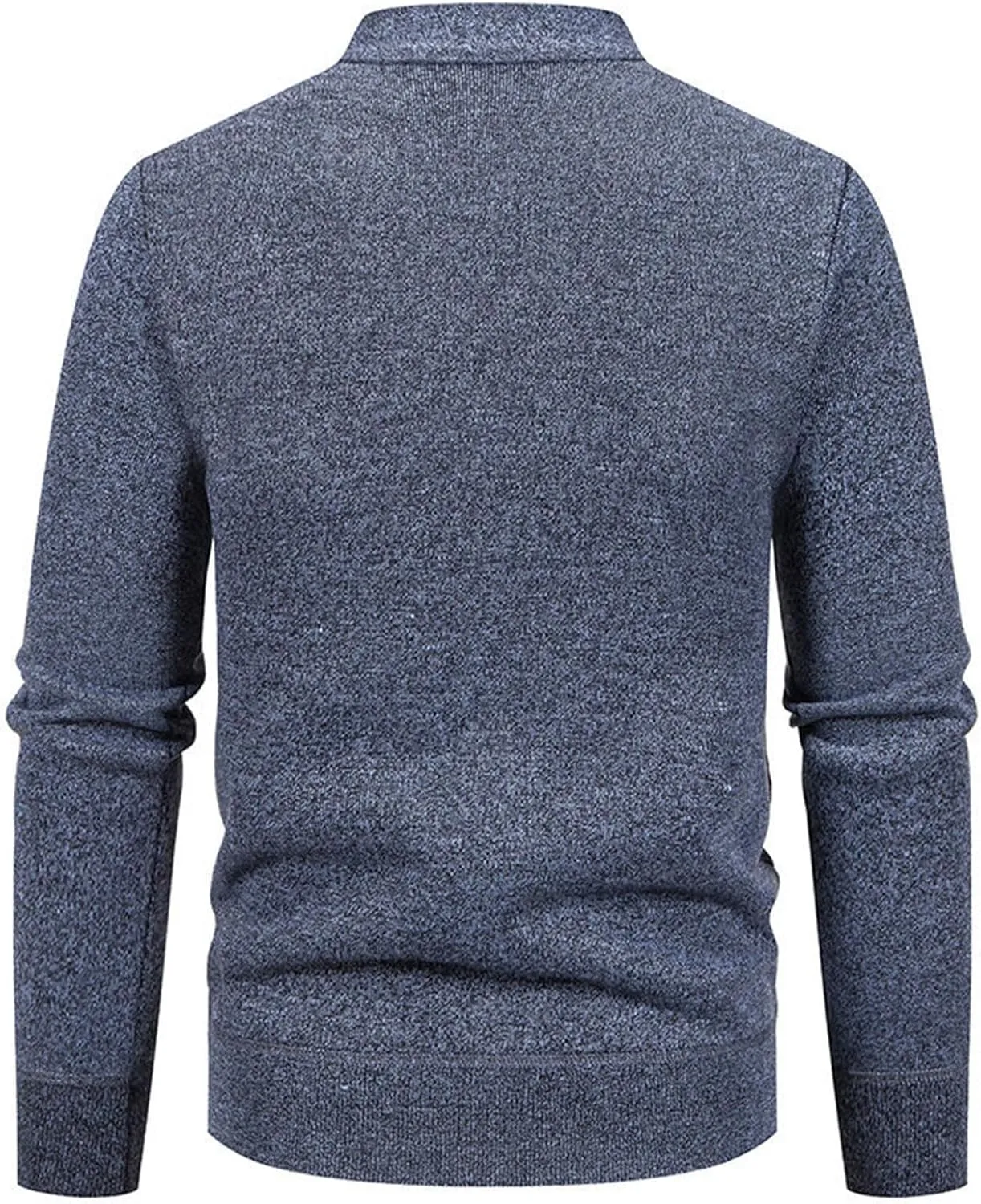 Mens Plaid Cardigan Sweater Button Down Knit Sweater Casual Long Sleeve Sweater Lightweight V Neck Cardigan
