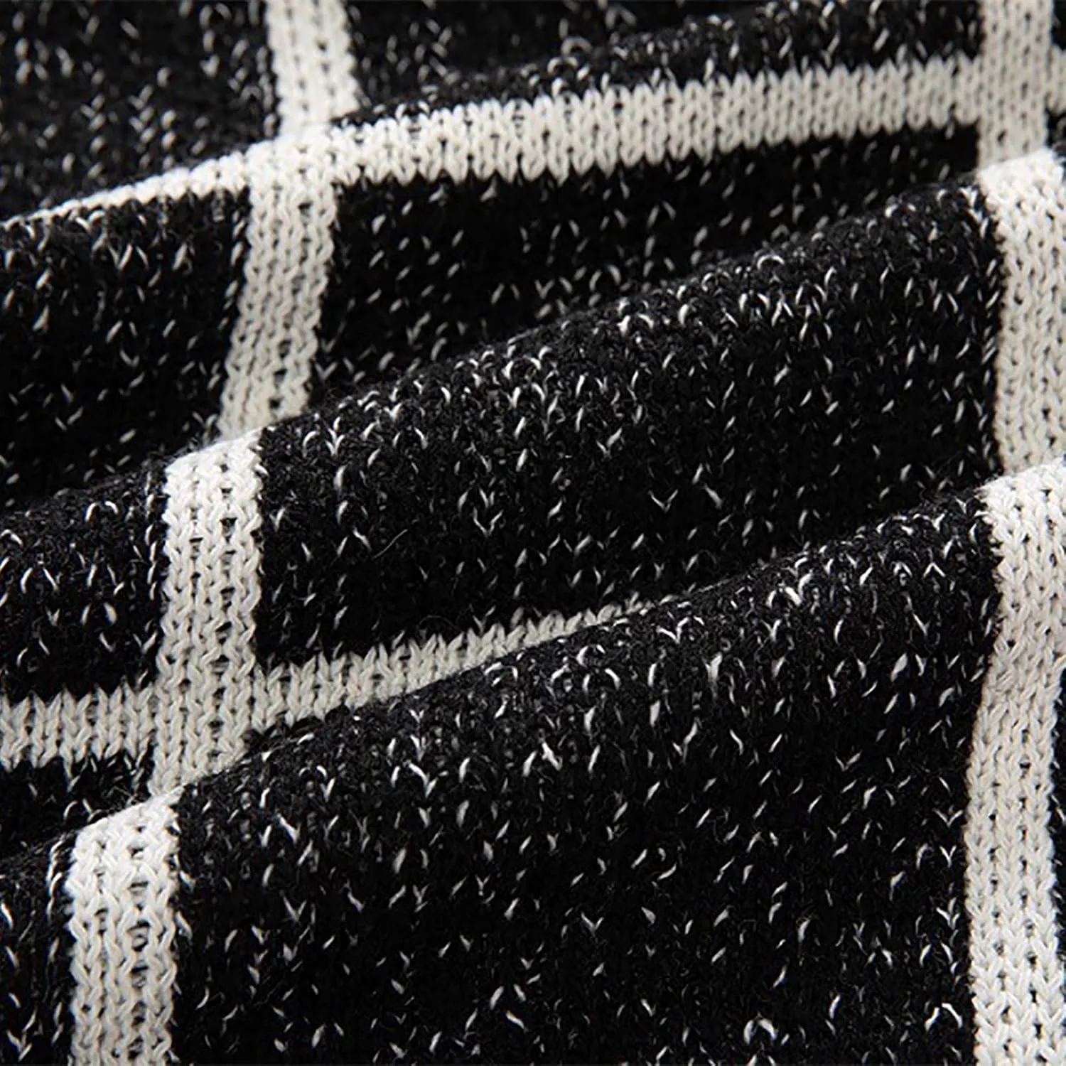 Mens Plaid Cardigan Sweater Cable Knit Shawl Collar Cardigan Vintage Knit Sweater Button Down Open Front Cardigan