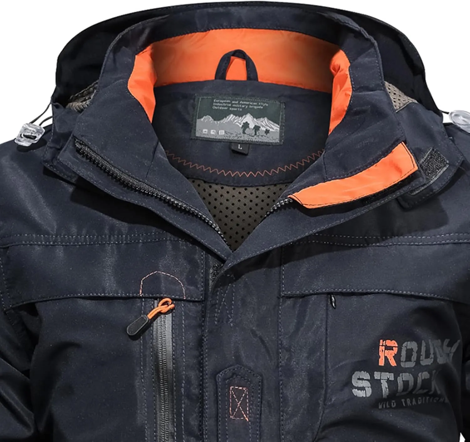 Men's Winter Jacket Military Tactical Hooded Jackets Insulated Work Coats Warm Cargo Jackets Casual Windbreaker