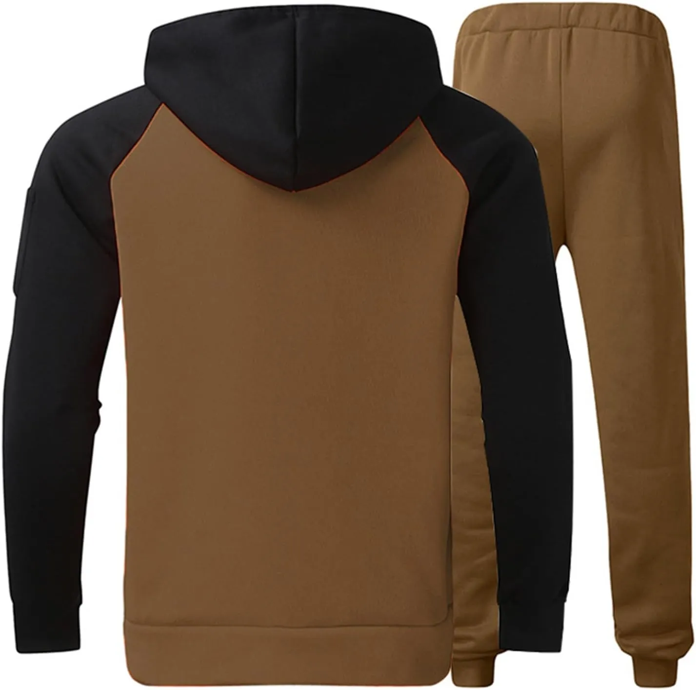 Muscularfit Mens Big and Tall Hoodies Pullover Color Block Long Sleeve Gym Workout Hoodies Casual Lightweight Sweatshirt 2023