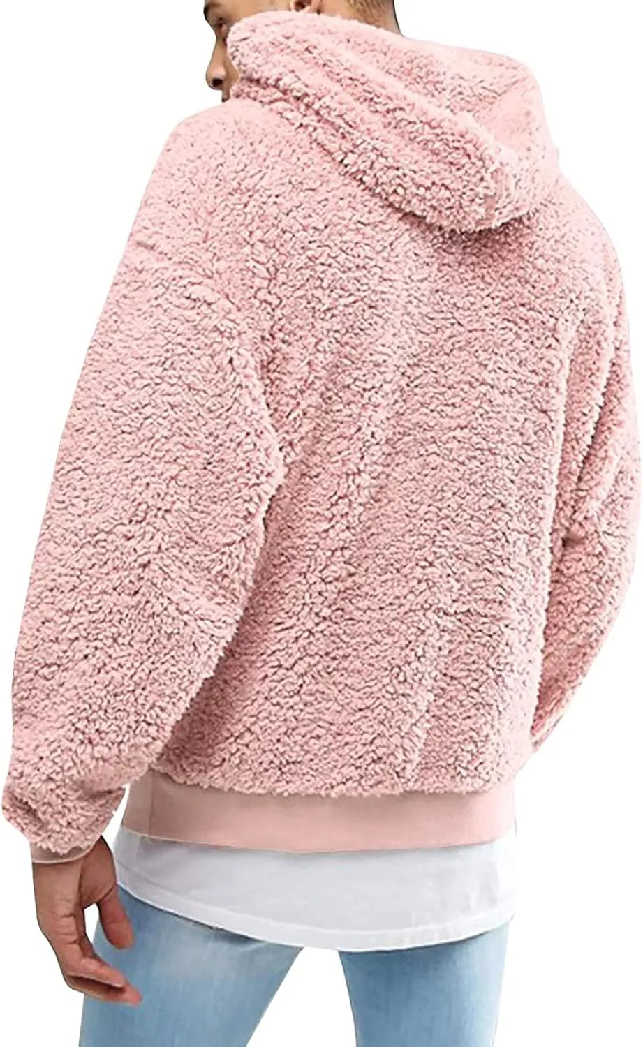 Muscularfit Men's Hoodies & Sweatshirts Casual Long Sleeve Plush and Fleece Hooded Sweater Fashion Fall Winter Pullover Coat