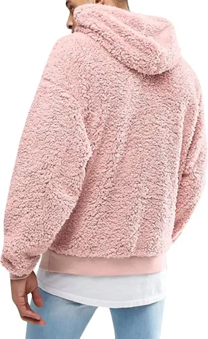 Muscularfit Men's Hoodies & Sweatshirts Casual Long Sleeve Plush and Fleece Hooded Sweater Fashion Fall Winter Pullover Coat